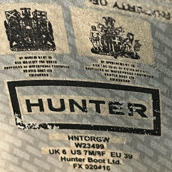 Hunter Boots Tall Black - Picture 10 of 10